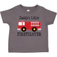 thumbnail image 3 of Inktastic Daddy's Little Firefighter Boys or Girls Toddler T-Shirt, 3 of 5
