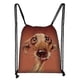 thumbnail image 1 of Running Backpack with Printed Cartoon Dog, Drawstring, Gym, Sports, Travel Bag (07), 1 of 1
