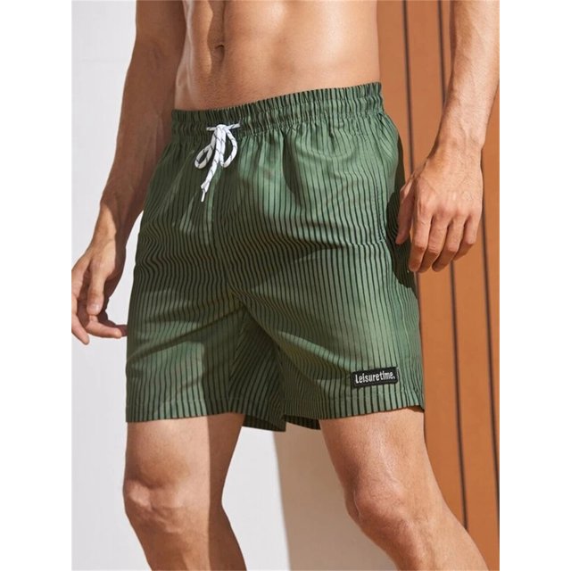 Pantalones cortos de natación para hombre, bañadores con estampado de extremo 3D, secado rápido, ropa de calle para playa, novedad de verano Fivean unisex