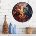 thumbnail image 6 of Fantasy Dragons Battle Round Wall Clock 12 Inch Non-Ticking Silent Battery Operated Clock for Home Kitchen Office School Decor, 6 of 9