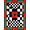 Red Black White, Pattern 8, variant on ODIKA 8'x10' Washable Area Rug Dice Graphic Funky Aesthetic Streetwear Men Cartoon Anime Alt Refined Structured for King Size Bedroom Under Bed, Master Suite, Non-Shedding, Easy Care