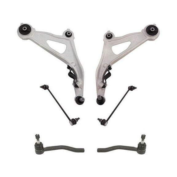 Front Control Arm Ball Joint Tie Rod and Sway Bar Link Kit 6 Piece - Compatible with 2014 - 2019 INFINITI QX60 2015 2016 2017 2018