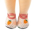 thumbnail image 3 of Siilsaa Baby Sock Shoes Baby Boy Girl Non-Skid Indoor Walking Shoes Breathable Warm Elastic Sock Shoes with Memory Sole Protect Toes Outdoor Sneakers Orange,2-2.5 Years, 3 of 5