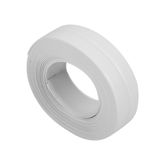 3 Colors 3.2M Caulk Tape Strip, Caulk Tape Sealant Strip, Self Adhesive Tub and Wall Sealing Tape [A-white]