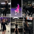 thumbnail image 4 of Monos deportivos con cremallera para mujer, traje de Fitness de una pieza, chándal de gimnasio, mono corto, conjunto de Yoga de verano, monos, ropa deportiva de entrenamiento, 4 of 5