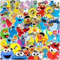 thumbnail image 1 of czcpp-50Pcs Sesame Street Stickers, Fashion Decal for Kids Teen Adult, Waterproof Vinyl Cute Stickers for Water Bottle Laptop Notebook Scrapbook Computer Guitar, 1 of 4