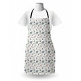 thumbnail image 3 of Nature Apron, Polar Bear Mom and Creative with Pyramids Moon Dots Playful, Unisex Kitchen Bib with Adjustable Neck for Cooking Gardening, Adult Size, Multicolor, by Ambesonne, 3 of 4