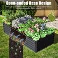 thumbnail image 6 of Domi Galvanized Raised Garden Bed ,Large Metal Planter Box for Growing Vegetables, Fruits, and Flowers Outdoors, Gray, 6x3x1.5ft, 6 of 7