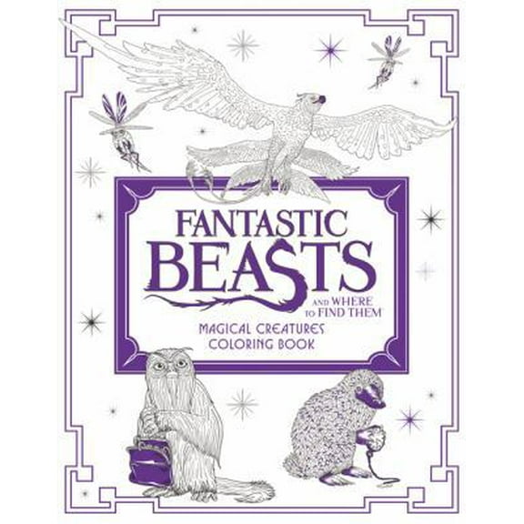 Pre-Owned Fantastic Beasts Movie Tie-In Books: Fantastic Beasts and Where to Find Them: Magical Creatures Coloring Book: A Coloring Book (Paperback)