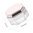 thumbnail image 2 of unbranded 1Jgo De Plástico Para Polvo Suelto Rosa Dorado Compacto Y Recargable Con Aplicador Integrado, 2 of 7