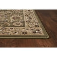 thumbnail image 4 of 2'x3' Green Taupe Machine Woven Floral Traditional Indoor Accent Rug, 4 of 6