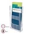 thumbnail image 2 of Deflecto® Lit Loc® Interlocking Leaflet Literature Display, 8"H x 4 3/8"W x 1 1/4"D, Clear, 2 of 8