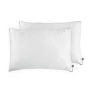 Brookstone Cool Sense Down Alternative Pillow 2 Pack - Cold Cooling Pillows for Hot Sleepers - CoolSense Pillows for Sleeping - Stay Cool and Comfortable All Night - White, King Size