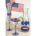 thumbnail image 2 of Golden Hill Studio Hand Painted Martini Glasses Set of 2 - Patriotic Collection - Hand Painted Glassware by USA Artists - Unique and Decorative Martini Glasses, July 4th Kitchen Table D√©cor, 2 of 4