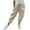 j-WH132195, variant on LIIPEE Women Plus Size Pants Casual Solid Color Elastic Waist Ankle Length Lace Up Pants Ladies Loose Fit Comfortable Soft Breathable Daily Trousers,Black,XXL