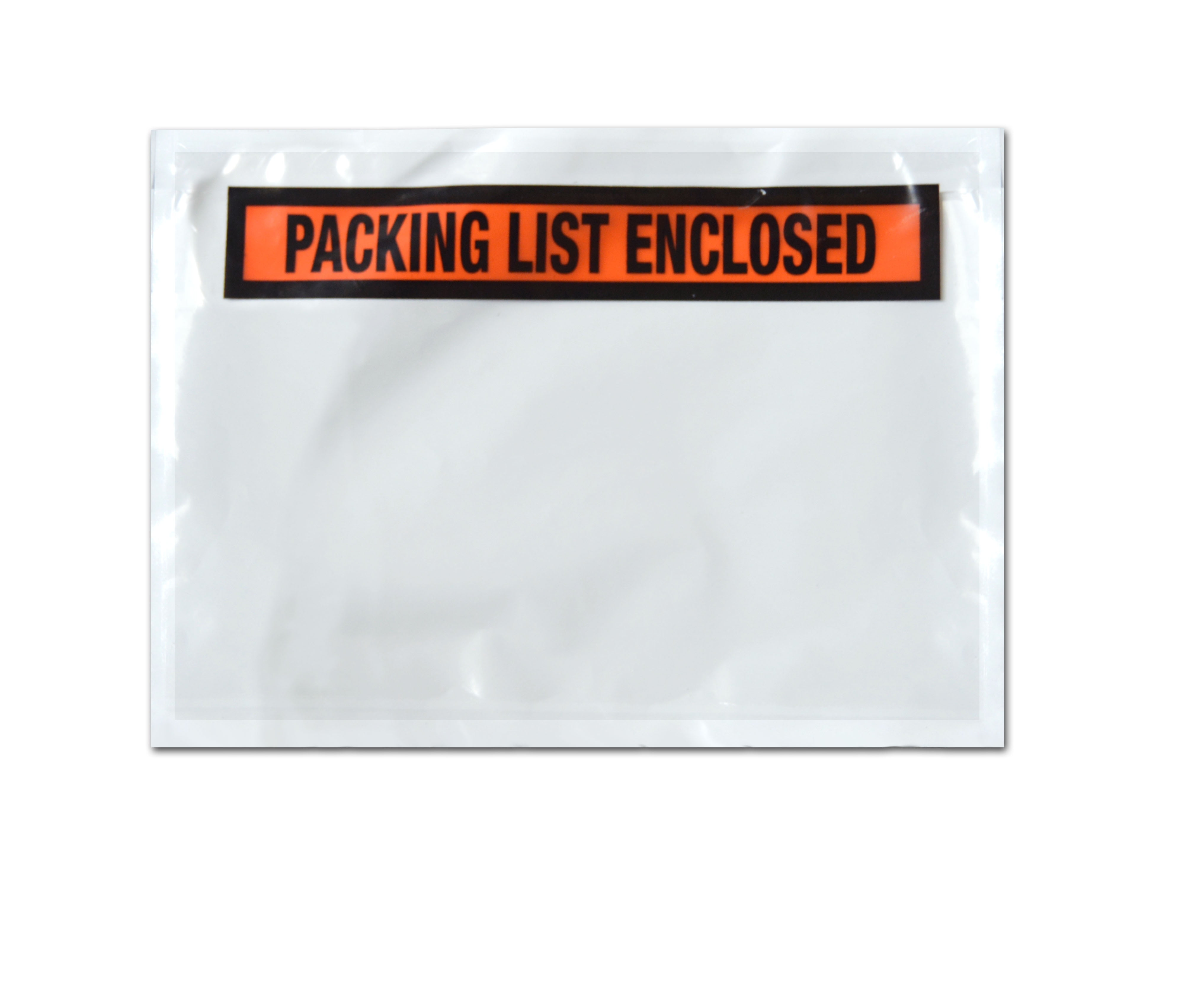7x10 or 4.5X5.5 Clear Packing List Slip Envelopes Self Adhesive 2.5mil 