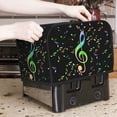thumbnail image 7 of Daiia Music Notes Pattern 2 slice Toaster Cover, Toaster Appliance Dust-proof Cover For Kitchen Small Appliance Dust Cover and Fingerprint Protection, 7 of 7