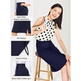 thumbnail image 5 of Freejoy Womens Pencil Skirts Stretch Office Work Skirt Knee Length High Waist Midi Ponte Bodycon for Business Casual, 5 of 6