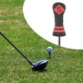 thumbnail image 1 of Durable Club Headcover Accesorios Eje Protector Driver Covers Guard Fairway Sleeves Cuello largo Golf Wood Head Cover para regalo de golfista negro rojo 5 Soledad Funda para palos de golf, 1 of 10