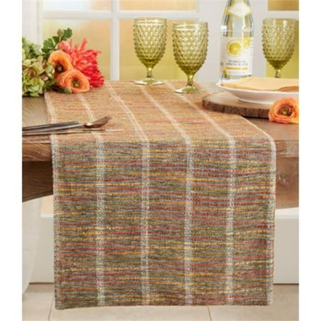 

Saro Lifestyle 396.M1672B 16 x 72 in. Multicolor Striped Table Runner Multi Color
