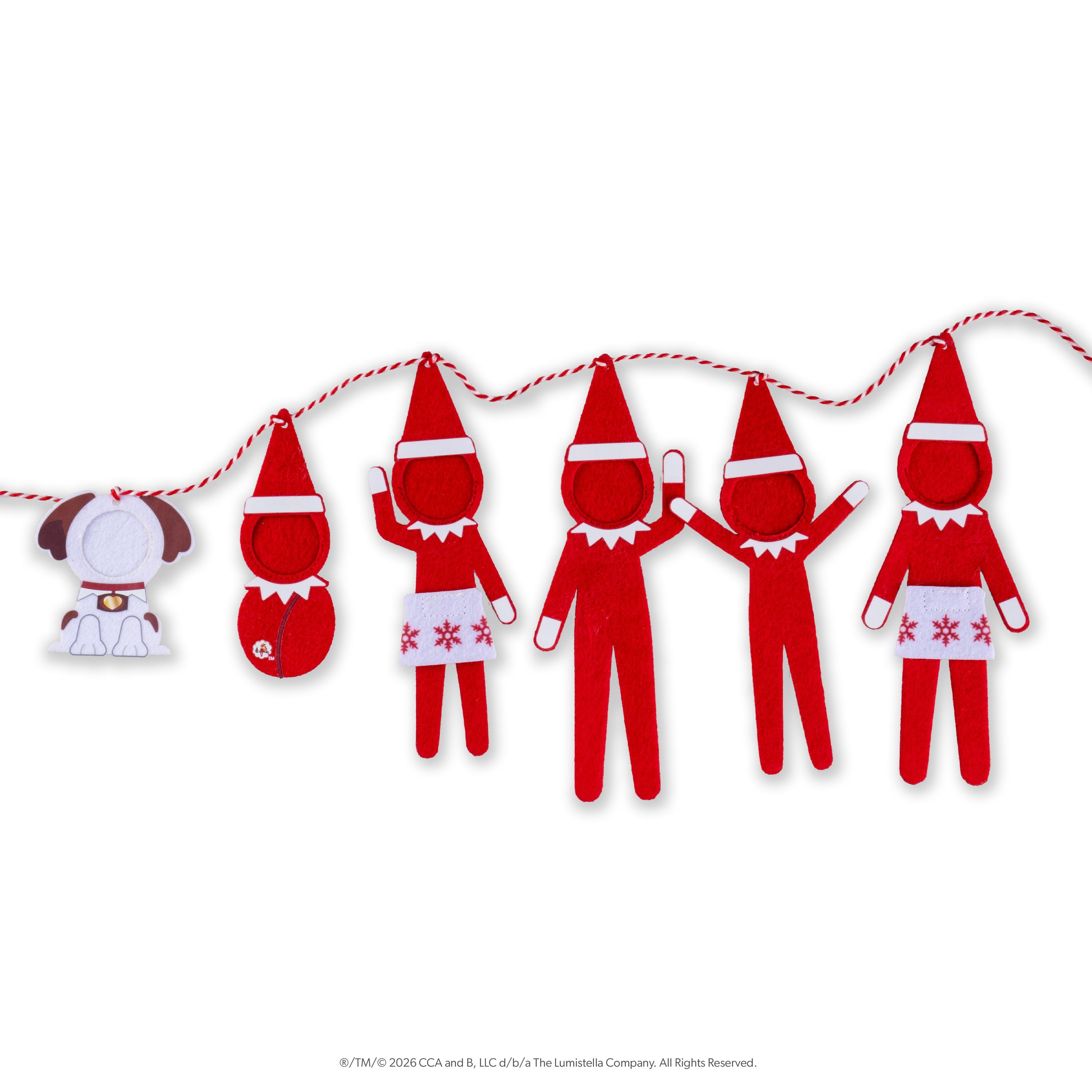 The Elf on the Shelf Polar Props Elfie Selfies Character Ornament Photo Frames