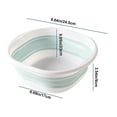 thumbnail image 5 of Bxaolu Collapsible Wash Basin - Portable Wash Bin for RV Camping Sink, Space-Saving Dish Tub for Fruit, Vegetable Washing (Blue), 5 of 6