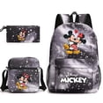 thumbnail image 1 of 3pcs Disney Mickey Minnie Mouse Backpacks Students Schoolbags Pencil Case Shoulder Bags Backpack Boys Girls School Bags Sets, 1 of 4