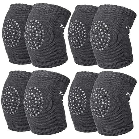 

ONHUON 2021 4Pairs Kids Baby Safety Sport Crawling Elbow Cushion Knee Pads Protective Gear