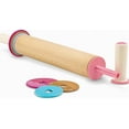 thumbnail image 4 of Adjustable Rolling Pin, Wood and Nylon, 12-Inch Barrel, 4 of 4