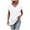 White, variant on Women's Summer Fashion Casual V Neck Low Neckline Short Sleeved Solid Color Printed Loose T Shirt Top, M, Grey