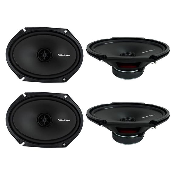 Rockford Fosgate R168X2 6x8" 220W 2 Way Car Audio Coaxial Speakers, 2 Pairs