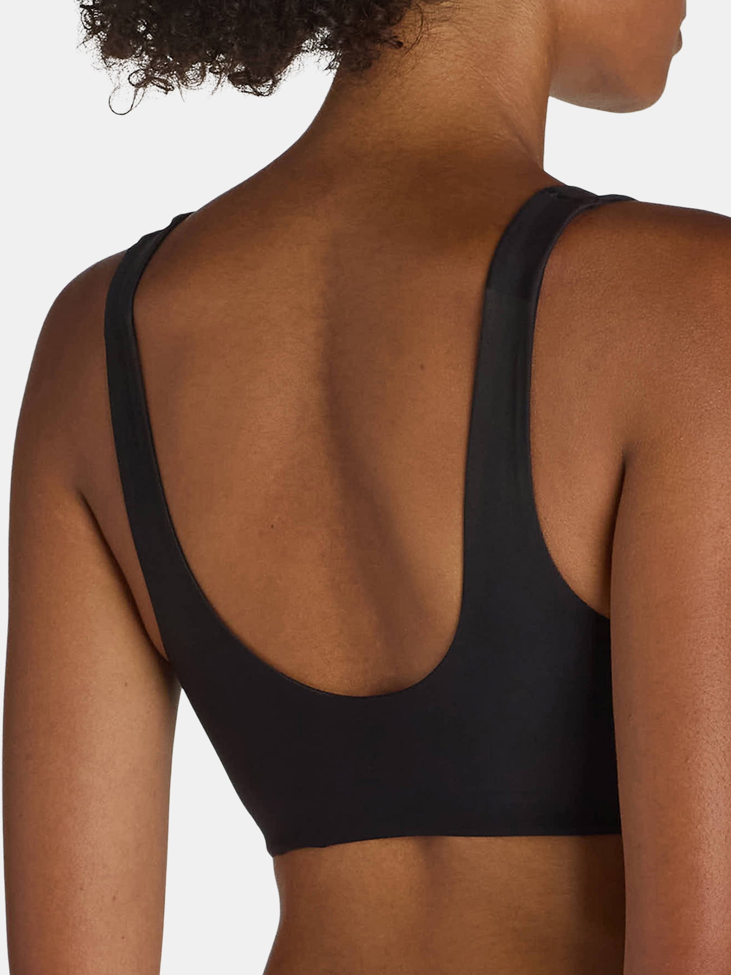 No Boundaries Wire-Free Bonded Square Neck Bra, Sizes XS to XXXL