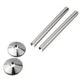thumbnail image 5 of 2 pk Pipes Radiator Pipe Covers sleeve 15mm Collars Cut Fit Bathroom Chrome, 5 of 5