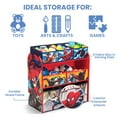 Marvel SpiderMan 6 Bin Design and Store Toy Organizer by Delta