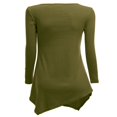 thumbnail image 3 of CHOK Robe Tunique à Manches Longues Col en V Mouchoir Longue Tunique T-Shirt pour Femmes, 3 of 3