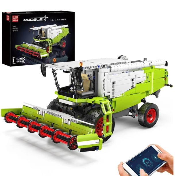 Set de bloques de construcción Mould King 17014 Cosechadora 1265 piezas