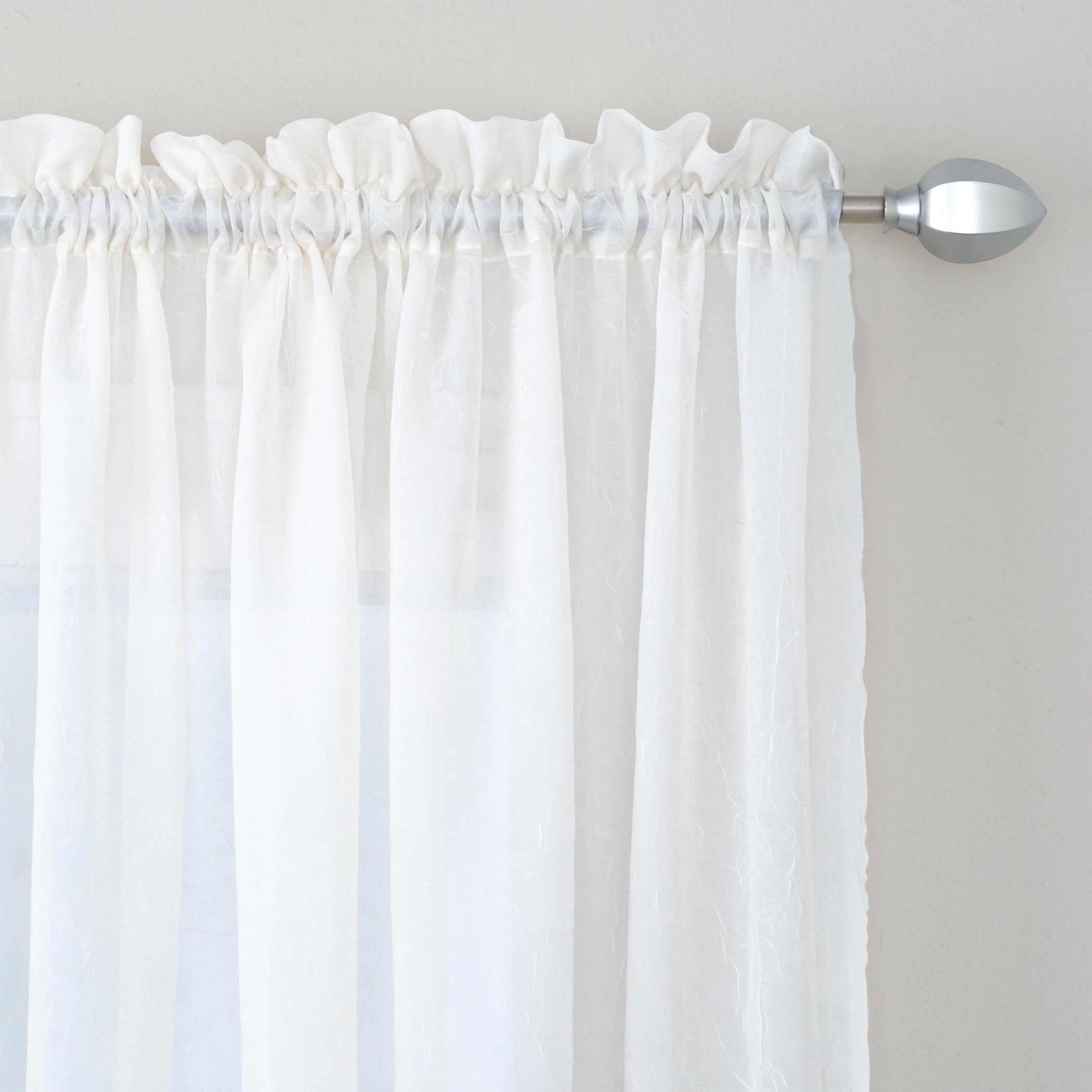 Miller Curtains Preston 95 Inch Rod Pocket Sheer Curtain Panel White Walmartcom Walmartcom Miller Curtains Preston 95 Inch Rod Pocket Sheer Curtain Panel White Walmartcom Walmartcom
