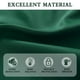 thumbnail image 5 of Cortinas de ventana DONREN, color verde esmeralda oscuro, opacas, 160 cm, 5 of 7