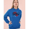 thumbnail image 2 of Bad Reputation Slogan Hoodie Women -Image by Shutterstock, Female Small, 2 of 4