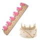 thumbnail image 1 of Molde de silicona para fondant con corona 3D de 13 pulgadas de largo, moldes para bordes de pasteles de encaje, molde para manualidades con pasta de goma para decoración de bodas, herramientas de deco, 1 of 4
