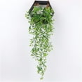 Sruiluo Artificial Hanging Vines Plants, 2PC Artificial Ivy Leaves Garland, Artificial Trailing