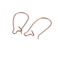 thumbnail image 3 of 50pcs Toma De Joyería De Bricoje Cables Del Pendiente Del Francés Se Elevó De 25 rosa Sunnimix Francés ganchos del pendiente, 3 of 4