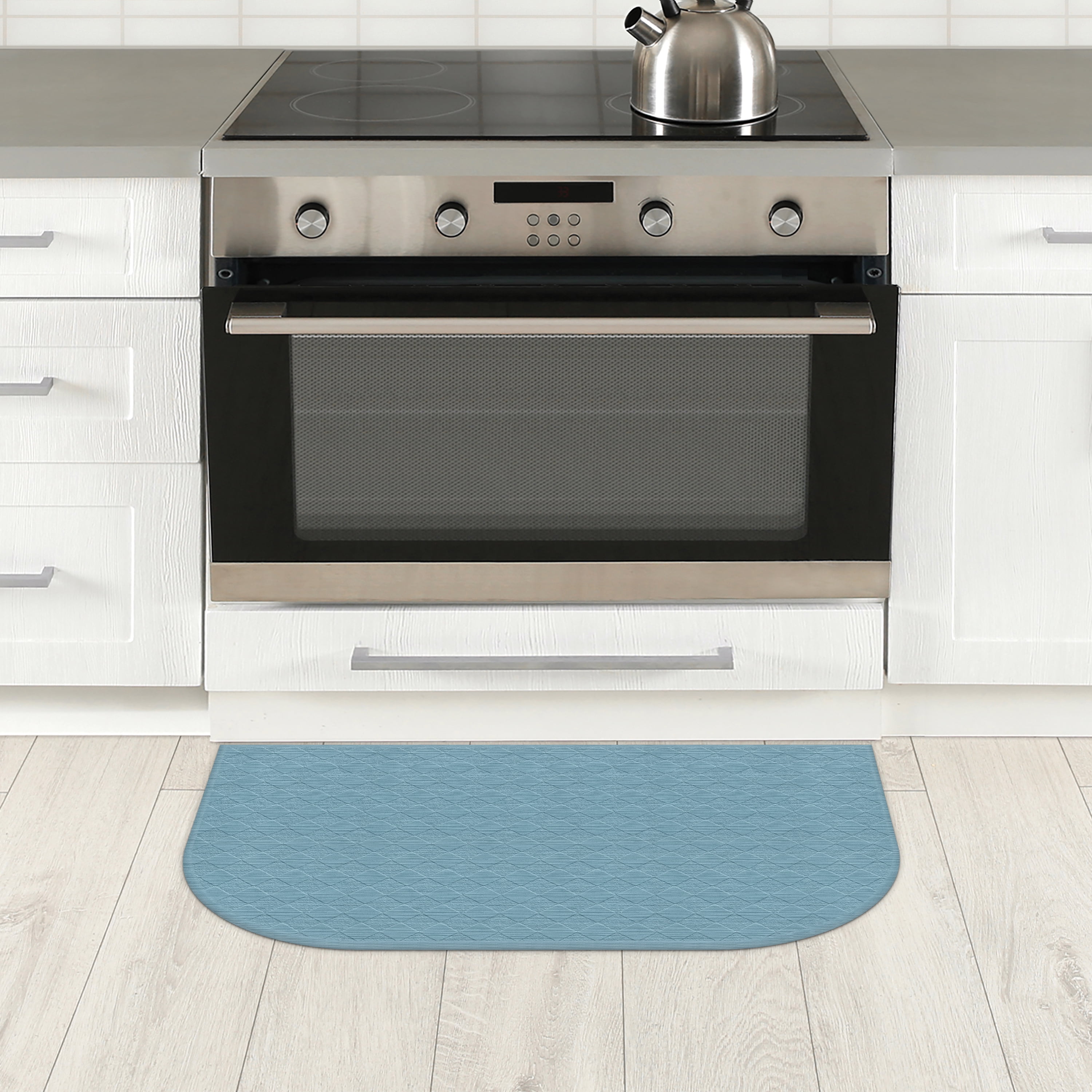  MAYHMYO Anti Fatigue Kitchen Mat - Set of 2 - Teal and Marble  Design Comfort Mats - Cushioned, Non Slip Floor Mat: Home & Kitchen