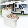 thumbnail image 5 of HELLHERO Christmas Toilet Seat Covers of 2-Piece Soft Bathroom Toilet Lid Cover Easy to Install Gift, 5 of 7