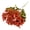 Orange Red, variant on 1 Pc 13" Artificial Daisy Bouquet, Faux Silk Dusty Blue Mum Blossom Bundle for Living Room Mantel Decor