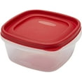 thumbnail image 3 of Rubbermaid Easy Find Lids Food Storage Container, 5 Cup, Racer Red 1777087, 3 of 6