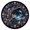 F, variant on Halloween Themed Round Decorative Rug, Spooky Ghost Dark Cave Pattern, Locked Edge, Non Slip, for Home Indoor Party Decor, Multiple Size Options