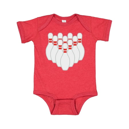 

Inktastic Ten Pins for Bowling Gift Baby Boy or Baby Girl Bodysuit