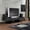 Black, variant on Rectangular Shape - Metal - Glide Drawers - Family Entertainment - Versatile TV Stand for 50 - 59 Inch Flat Screens