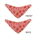 Naloa Red Strawberry Dog Bandana Large and SmallDog Scarf Bib
